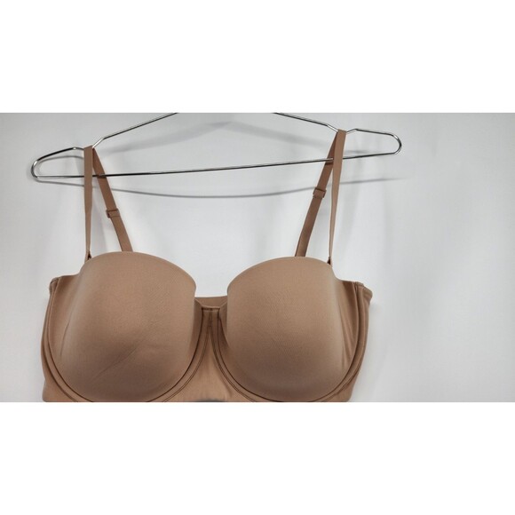 Skims 36C Clay Beige Fits Everybody Strapless Bra NWT - Picture 4 of 6